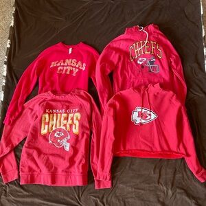 Women’s Kansas City Chiefs Sweatshirt/Hoodie bundle
